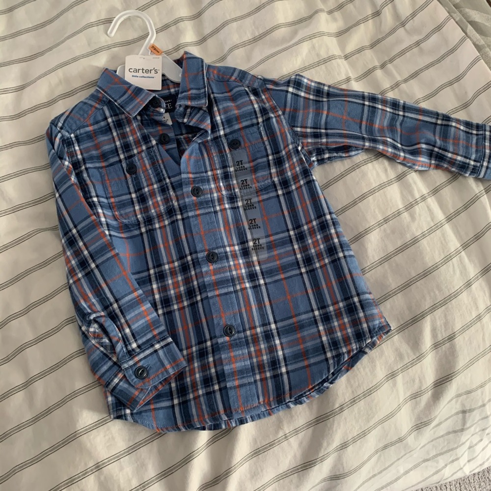 Never worn toddler button down.